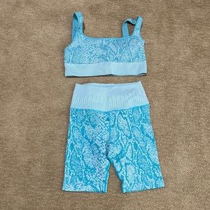 Avocado Biker Short Set